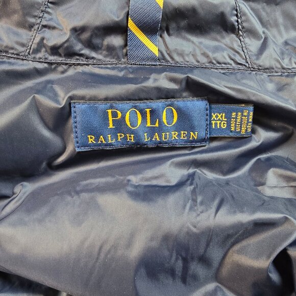 Polo Ralph Lauren Men's Lightweight Bleeker Down Jacket, Aviator Navy XXL - Picture 4 of 9